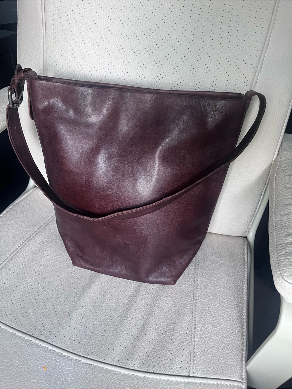 Latico brown leather shoulder bag